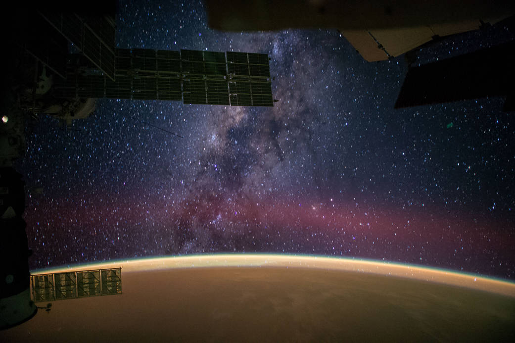(Español) Vía Láctea desde la Estación Espacial Internacional
