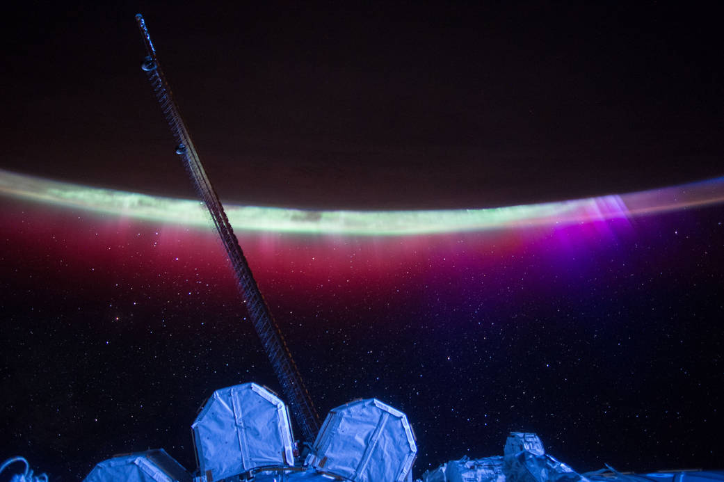 Aurora desde el espacio