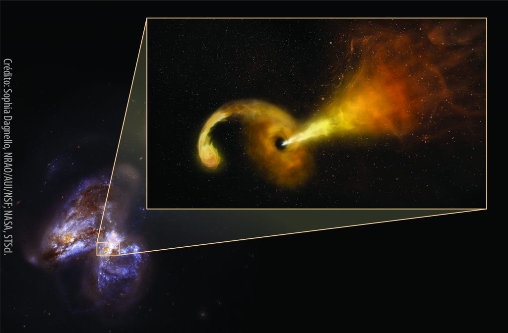 Astrónomos atrapan a un agujero negro destrozando a una estrella