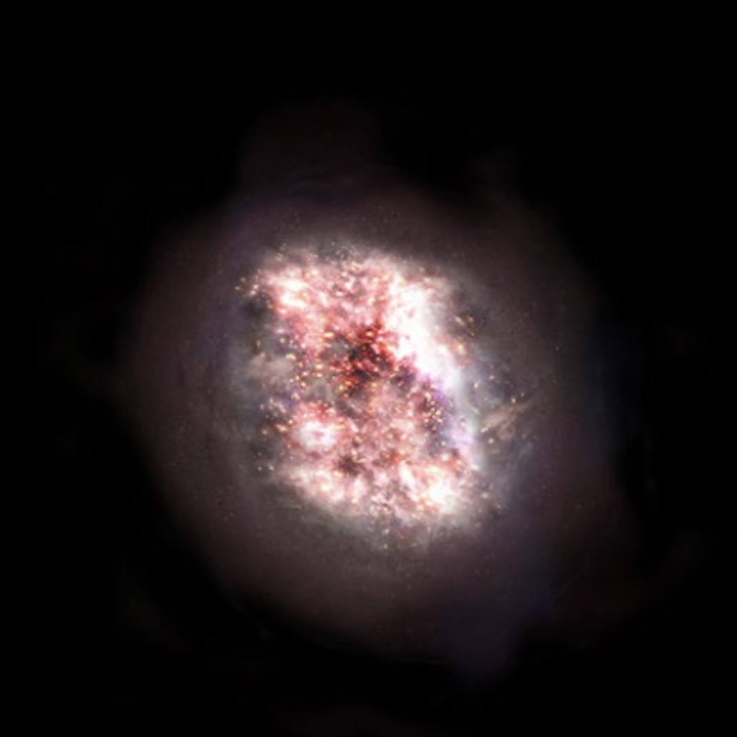 ALMA revela galaxias al principio del tiempo que son invisibles debido al polvo cósmico