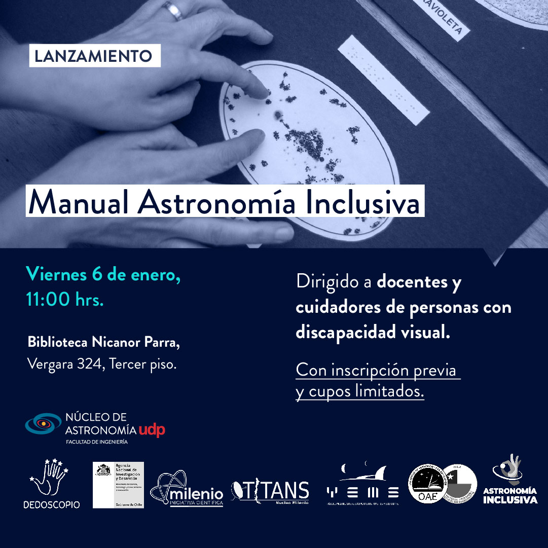(Español) Lanzamiento Manual Astronomía Inclusiva Proyecto Dedoscopio